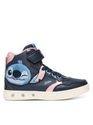 Geox Sneakersy J Skylin J568WH 0BCKN C0694 D Granatowy. Niebieskie buty sportowe dziewczęce Geox, bez wzorów, ze skóry, bez zapięcia. Za 359.99 zł.