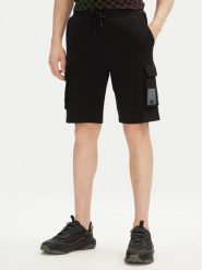 KARL LAGERFELD Szorty sportowe 705402 552917 Czarny Regular Fit. Czarne krótkie spodenki sportowe męskie KARL LAGERFELD, m, bez wzorów, z bawełny. Za 359.99 zł.