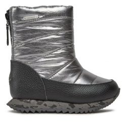 Śniegowce EMU Australia. Czarne buty zimowe chłopięce Emu Australia, bez wzorów, bez zapięcia. Za 479.99 zł.