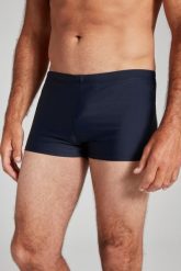 Męskie Kąpielówki moda plażowa elastyczny pas sznurek. Niebieskie kąpielówki męskie JAY-PI, m, bez wzorów, z elastanu, krótkie, do pływania. Za 125.99 zł.