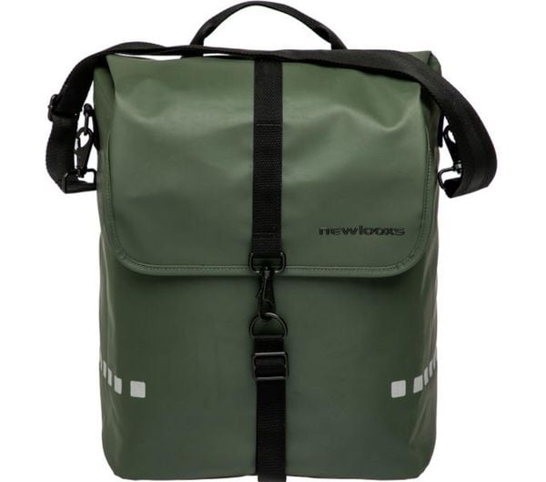 Torba rowerowa Odense, zielona. Czarne torby na ramię męskie NEW LOOXS, bez wzorów, z materiału, na ramię, małe. Za 345.49 zł.