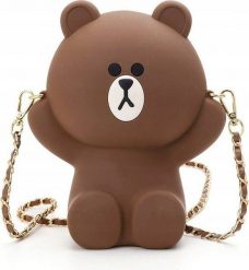 Pan i Pani Gadżet Torebka MISIU Brown Line Friends. Brązowe torby i plecaki dziecięce Pan i Pani Gadżet. Za 40.00 zł.