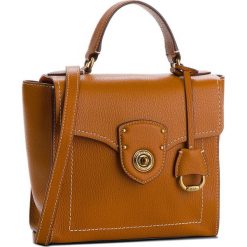 Torebka LAUREN RALPH LAUREN - Millbrook 431699021002 Brown. Brązowe torebki do ręki damskie Lauren Ralph Lauren, ze skóry. W wyprzedaży za 849.00 zł.