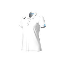 Damska koszulka polo Arena Team Solid. Niebieskie koszulki sportowe damskie Arena, s, bez wzorów, z materiału, bez kołnierzyka, bez ramiączek, na fitness i siłownię. Za 226.00 zł.