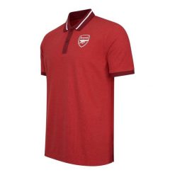 Polo męskie Arsenal. Czerwone koszulki polo męskie ARSENAL, l, bez wzorów, eleganckie, bez ramiączek. Za 199.99 zł.