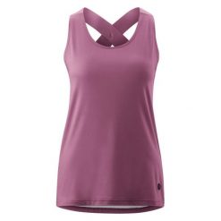 Damski tank top Gonso Stefani. Czerwone koszulki sportowe damskie Gonso, bez wzorów, bez kołnierzyka, bez ramiączek, rowerowe. Za 294.50 zł.
