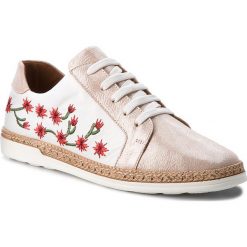 Półbuty SERGIO BARDI - Feroleto SS127339518HB 184. Białe półbuty damskie Sergio Bardi, z materiału. W wyprzedaży za 159.00 zł.