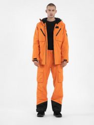 4F Kurtka snowboardowa membrana 15 000 męska L. Brązowe kurtki męskie 4f, l, bez wzorów, bez kaptura, narciarskie. Za 799.99 zł.