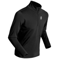 Koszulka termoaktywna pół-zip Daehlie Sportswear Pace. Czarne koszulki sportowe męskie DAEHLIE, m, bez wzorów, bez kołnierzyka, bez ramiączek, narciarskie. Za 513.00 zł.