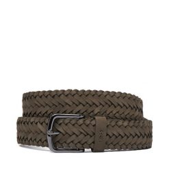 Pasek BOSS. Brązowe paski damskie Boss, bez wzorów. Za 679.99 zł.