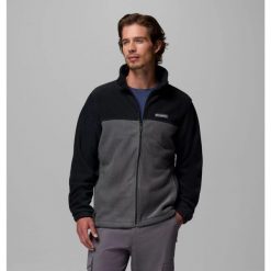 Bluza sportowa polarowa męska Columbia Steens Mountain 20 Full Zip Fleece. Czarne bluzy męskie Columbia, m, bez wzorów, z polaru, bez kaptura. Za 226.99 zł.
