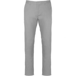 Spodnie Kariban Chino. Szare spodnie materiałowe męskie KARIBAN, m, bez wzorów. Za 212.00 zł.