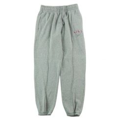 Second life - Nike długa męska szara dresowa spodnie joggings - Jak nowy. Szare spodnie sportowe męskie Nike, m, bez wzorów, z dresówki, do biegania. Za 85.16 zł.