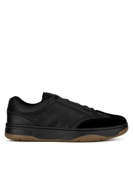 SHAQ Buty do koszykówki FORTUNE AQ95012M-BB Czarny. Czarne buty sportowe męskie Shaq, ze skóry, bez zapięcia, do koszykówki. Za 198.99 zł.