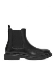 Gino Rossi Sztyblety CEO-ARONNE-01 MI08 Czarny. Czarne botki męskie Gino Rossi, bez wzorów, ze skóry, bez zapięcia. Za 199.99 zł.