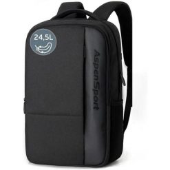 Plecak Aspensport Plecak 24,5 L Charcoal Grey. Szare plecaki damskie ZSPORT, bez wzorów, eleganckie. Za 106.19 zł.