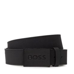 Pasek Męski BOSS. Czarne paski damskie Boss, bez wzorów. Za 299.99 zł.