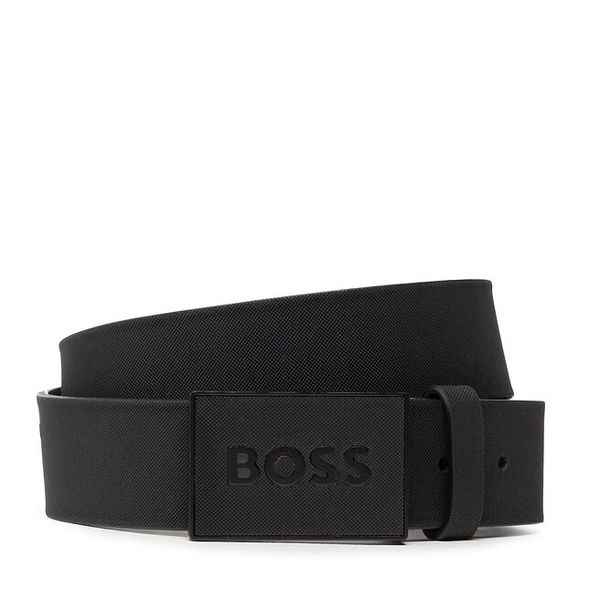 Pasek Męski BOSS. Czarne paski damskie Boss, bez wzorów. Za 349.99 zł.