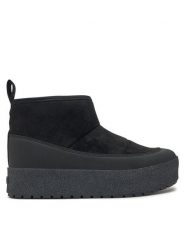 Tretorn Botki Alunda Hybrid 059 Czarny. Czarne botki damskie Tretorn, z materiału, bez obcasa, na płaskiej podeszwie, bez zapięcia. Za 479.99 zł.
