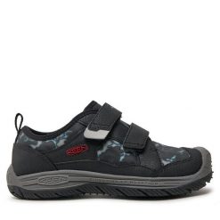 Sneakersy Keen. Czarne trampki i tenisówki chłopięce Keen, bez wzorów, bez zapięcia. Za 289.99 zł.