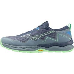 Buty do biegania męskie Mizuno Wave Daichi 9. Zielone buty sportowe męskie Mizuno, z materiału, bez zapięcia, do biegania, mizuno wave. Za 449.99 zł.