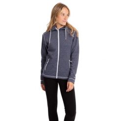 Bluza Polarowa Damska Rootless Stripe Marl AT200. Niebieskie bluzy damskie Trespass, na zimę, xs, bez wzorów, z materiału, z kapturem. Za 193.99 zł.