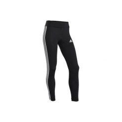 Legginsy dziewczęce adidas czarne z nadrukiem u dołu nogawki. Czarne legginsy dla dziewczynek Adidas, bez wzorów, z elastanu. Za 119.99 zł.