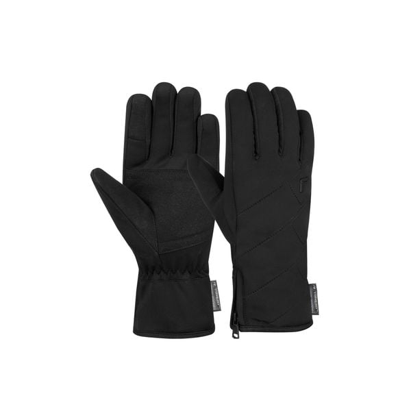 Rękawice damskie REUSCH Loredana STORMBLOXX™ TOUCH-TEC™. Czarne rękawiczki damskie Reusch, bez wzorów, sportowe. Za 248.00 zł.