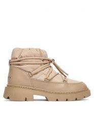 Inuikii Śniegowce Biker Puffer 1002.001.0021 Beżowy. Brązowe śniegowce i trapery damskie Inuikii, z materiału. Za 1,229.00 zł.