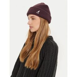 Czapka Kangol. Fioletowe czapki i kapelusze męskie Kangol, na zimę, bez wzorów. Za 259.99 zł.