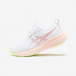 Buty do biegania damskie ASICS Gel-Pulse. Białe obuwie sportowe damskie Asics, bez wzorów, z kauczuku, do biegania. Za 449.99 zł.