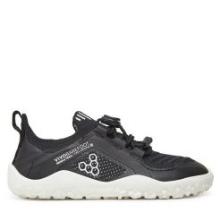 Sneakersy Vivo Barefoot. Czarne trampki i tenisówki chłopięce Vivo Barefoot, bez wzorów, bez zapięcia. Za 229.99 zł.