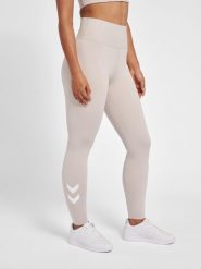 Damskie wysokie legginsy Hummel MT Grace. Szare legginsy sportowe damskie Hummel, xl, bez wzorów, z elastanu, na fitness i siłownię. Za 229.85 zł.