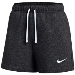 Spodenki krótkie damskie Nike Park 26 Fleece. Czarne szorty sportowe damskie Nike, bez wzorów, z bawełny, sportowe. Za 141.99 zł.