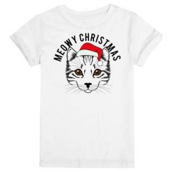 Christmas T-Shirt Dámské Tričko Meowy Christmas M Biały. Białe t-shirty damskie Christmas T-Shirt. W wyprzedaży za 44.90 zł.