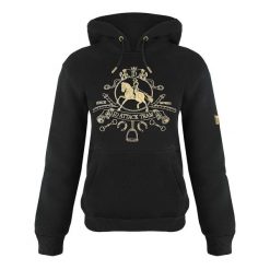 Bluza jeździecka JD ATTACK Royal. Brązowe bluzy damskie JD ATTACK, l, bez wzorów, z bawełny, bez kaptura. Za 229.00 zł.