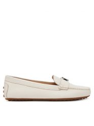 LAUREN RALPH LAUREN Mokasyny Barnsbury 802942768012 Biały. Białe mokasyny damskie Lauren Ralph Lauren, ze skóry. Za 399.99 zł.
