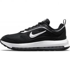Buty do chodzenia męskie Nike Air Max AP. Czarne buty sportowe męskie Nike, z materiału, bez zapięcia, trekkingowe, nike air max. Za 510.60 zł.
