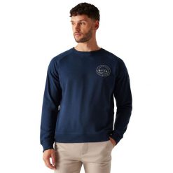 Bluza Męska Nithsdale For Every Adventure. Niebieskie bluzy męskie Regatta, l, bez wzorów, z bawełny, z kapturem. Za 82.99 zł.