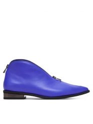 United Nude Botki Stacy Lo 1094592016 Niebieski. Niebieskie botki damskie United Nude, ze skóry, bez obcasa, na płaskiej podeszwie, bez zapięcia. Za 1,129.00 zł.