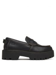 Tommy Jeans Loafersy Archive '01 Loafer Leather EN0EN03005 Czarny. Czarne mokasyny damskie Tommy Jeans, z jeansu. Za 529.99 zł.
