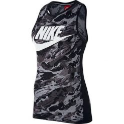 Nike Koszulka damska W NSW Tank RCK GRDN czarna r. XS (848465 010-S). Bluzki damskie marki Nike. Za 134.52 zł.