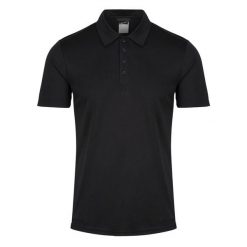 Męska Koszulka Polo Z Recyklingu. Czarne koszulki polo męskie Regatta, m, bez wzorów, bez ramiączek. Za 69.99 zł.