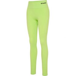 Legging haute sans couture women Hummel Tif. Zielone legginsy sportowe damskie Hummel, bez wzorów, z podwyższonym stanem, na jogę i pilates. Za 158.50 zł.