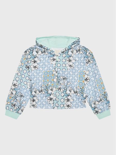 Guess Bluza J3GQ04 KA6R3 Kolorowy Regular Fit. Bluzy dla dziewczynek Guess, z aplikacjami, z bawełny, bez ramiączek, bez kaptura. Za 169.99 zł.