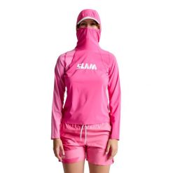 Koszulka Slam Od Ws Tech Z Kapturem Damskie. Czerwone koszulki sportowe damskie SLAM, l, bez wzorów, z materiału, bez kołnierzyka, bez ramiączek. Za 484.99 zł.
