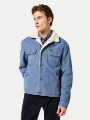 WRANGLER MĘSKA KURTKA JENSOWA 124MJ SHERPA GRISAILLE 112357214 W4MS017443. Płaszcze męskie Wrangler, m, bez wzorów, bez kaptura. W wyprzedaży za 249.99 zł.