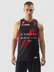 4F Tank top replika wyjazdowy z sezonu 2023/24 męski 4F x Czarni Słupsk - multikolor XL. Czarne t-shirty męskie 4f, m, bez wzorów, z dzianiny, bez kołnierzyka. W wyprzedaży za 119.99 zł.