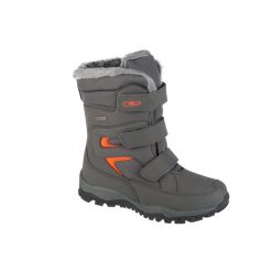 Buty turystyczne zimowe śniegowce chłopięce, Hexis Snow Boot. Szare buty zimowe chłopięce CMP, bez wzorów, bez zapięcia. Za 279.99 zł.