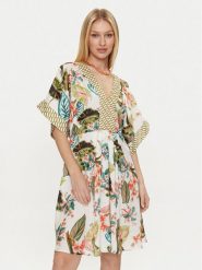 Liu Jo Sukienka codzienna VA4123 TS806 Kolorowy Reglan Fit. Sukienki damskie Liu Jo, na co dzień, m, bez wzorów, z wiskozy, bez kołnierzyka, bez ramiączek, proste. Za 399.99 zł.